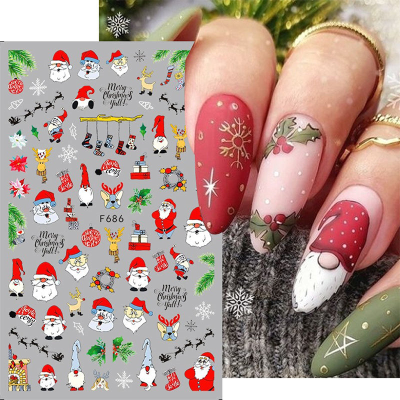 Christmas Nail Art Stickers