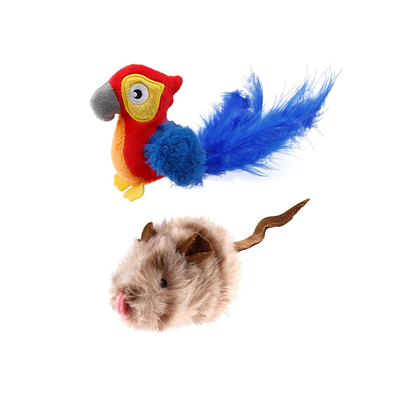 Flappy Chirping Bird Cat Toy（🏆 2024 Rated Cat Play Toy Innovation）