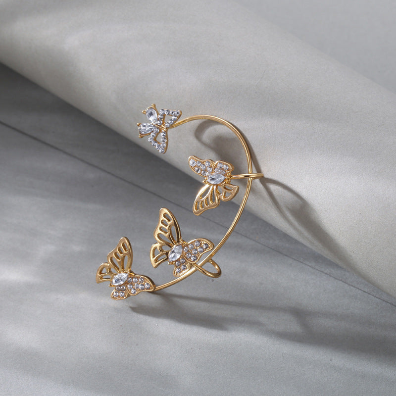 Zircon Butterfly Earrings