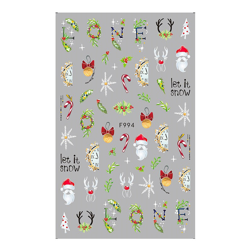 Christmas Nail Art Stickers