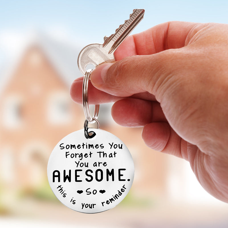 Inspirational Best Friend Keychain