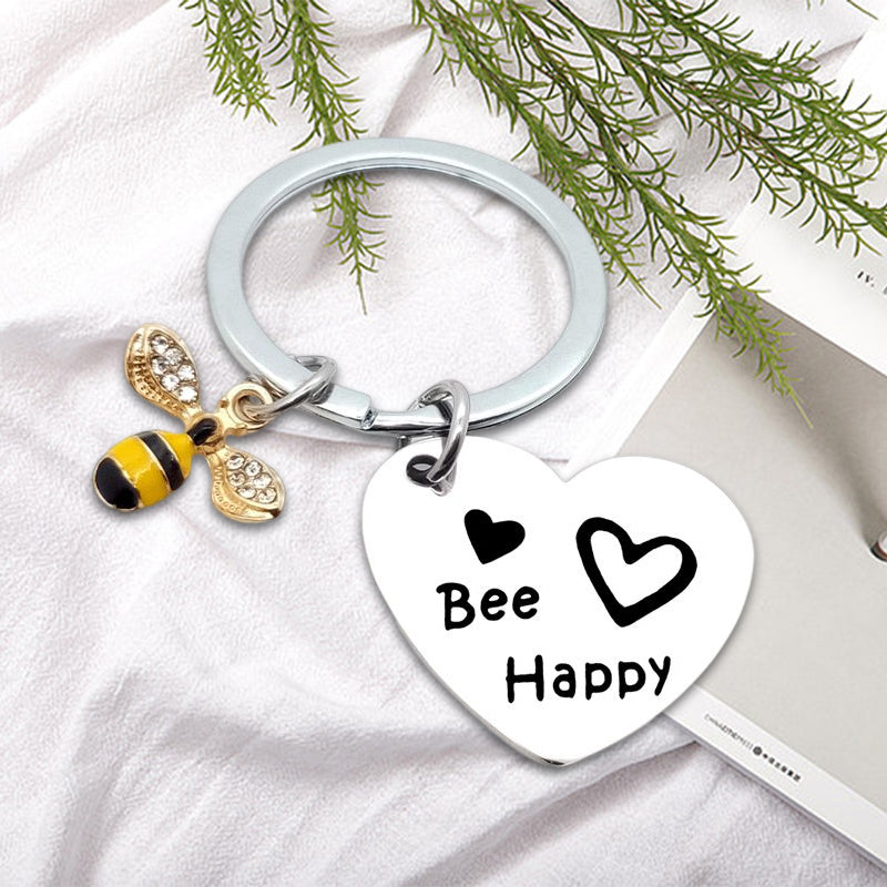 Honey Bee Keychain