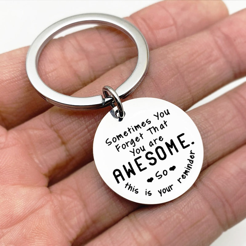 Inspirational Best Friend Keychain