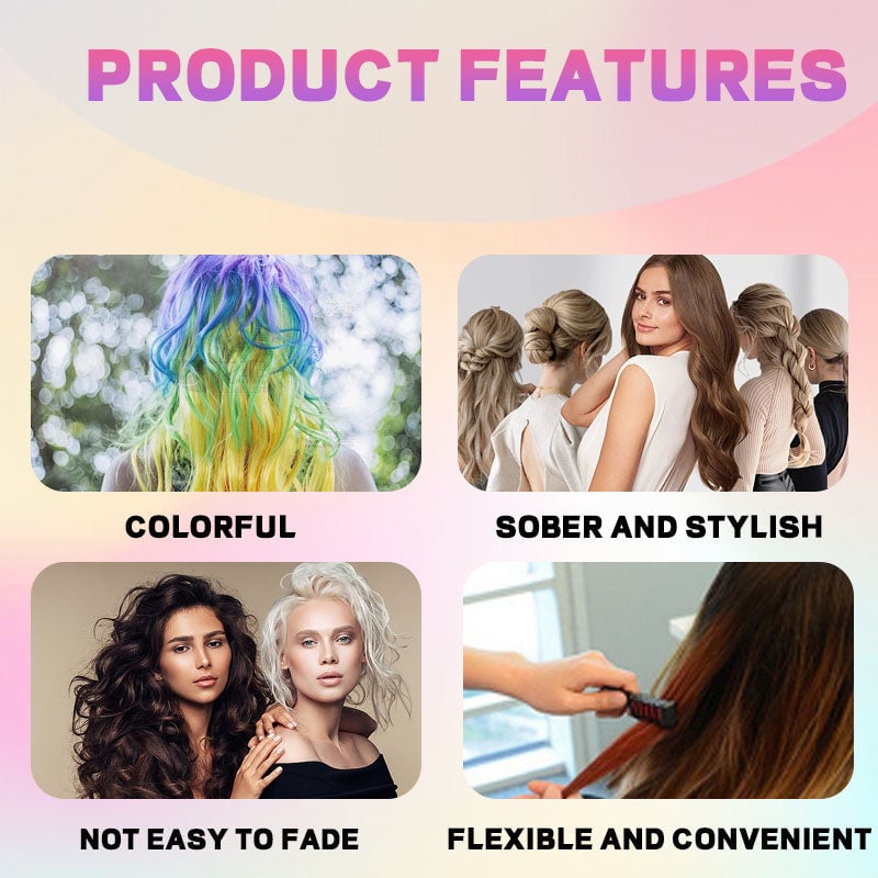 Professional easy-to-clean hair dye comb