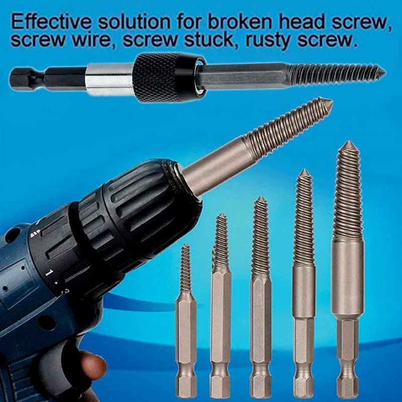 Damaged Screw and Broken Bolt Extractor Set