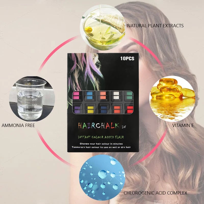 Professional easy-to-clean hair dye comb