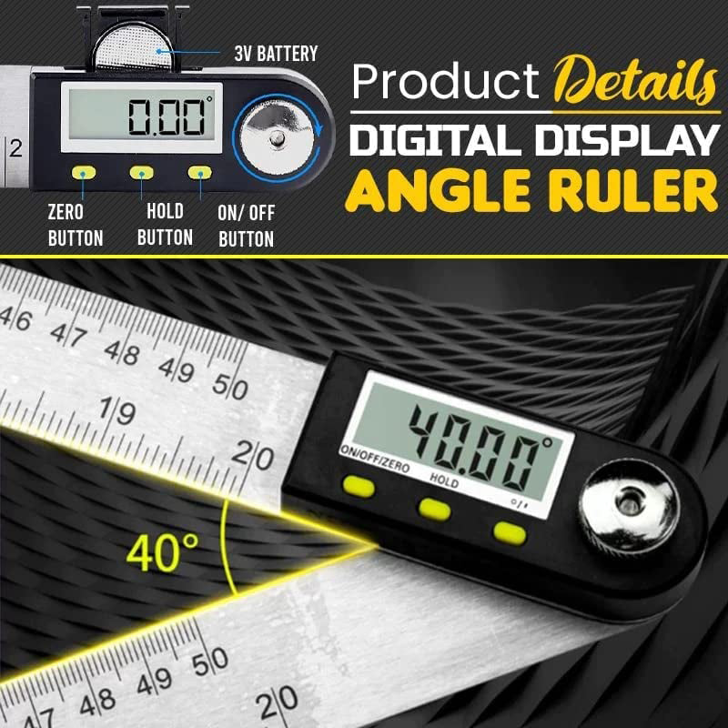 Electronic Digital Display Angle Ruler