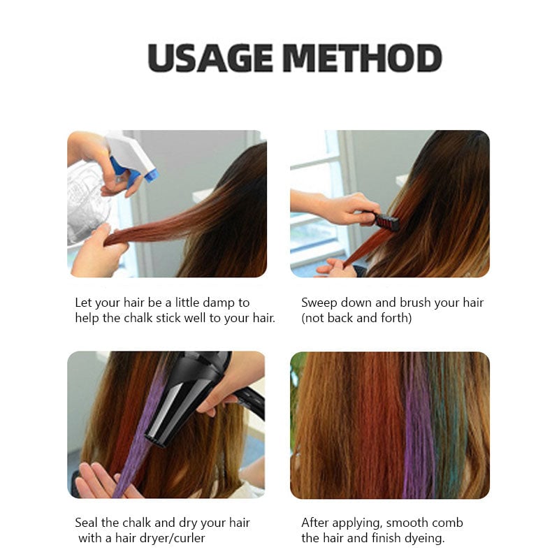 Professional easy-to-clean hair dye comb
