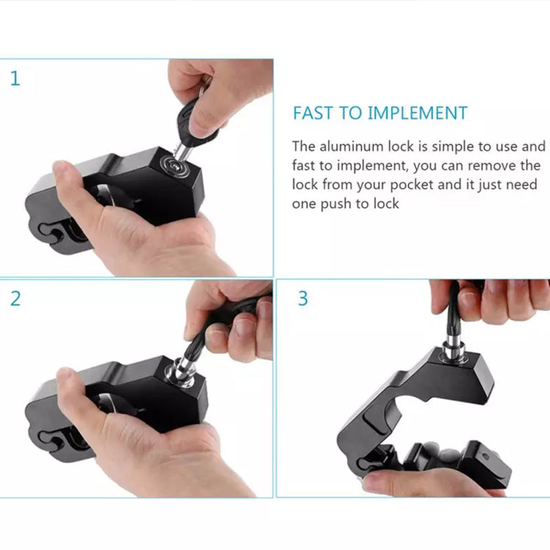 Motorcycle Grip Lock
