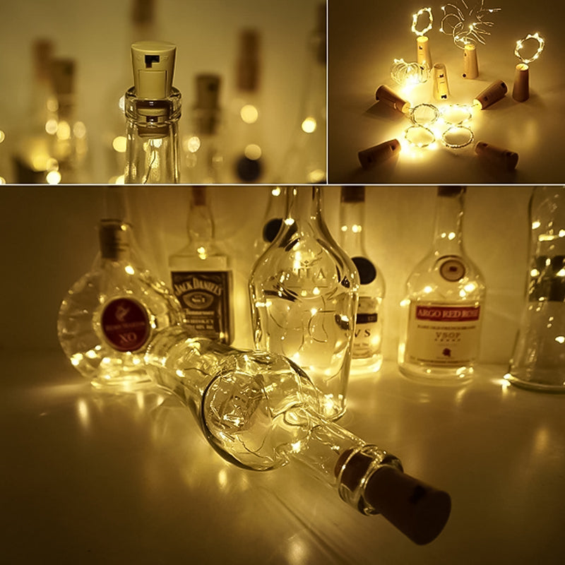 LED bottle light cork night light DIY deco gift