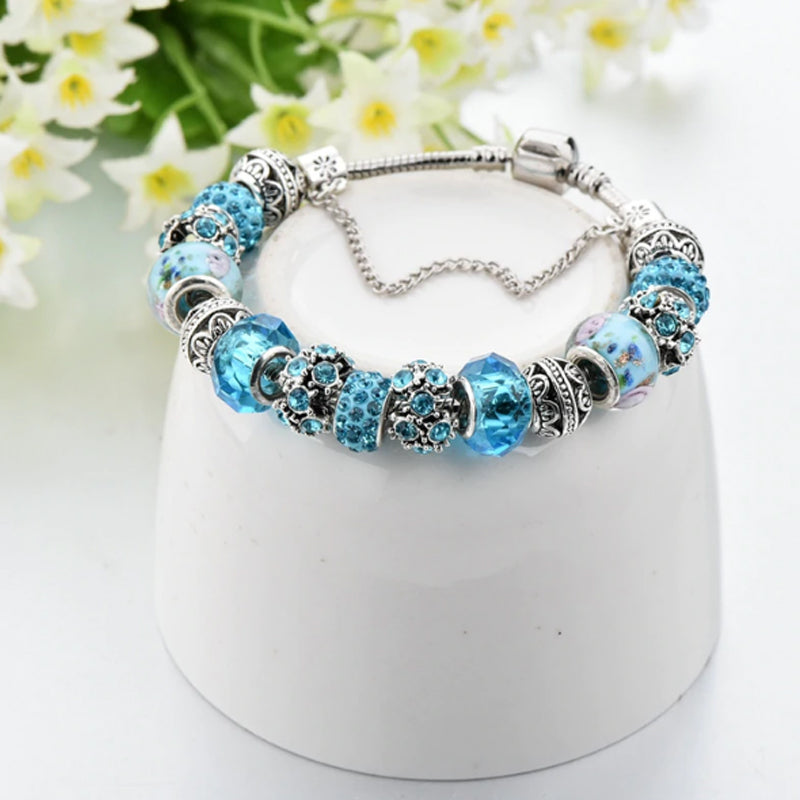 Crystal Pendant Bracelet