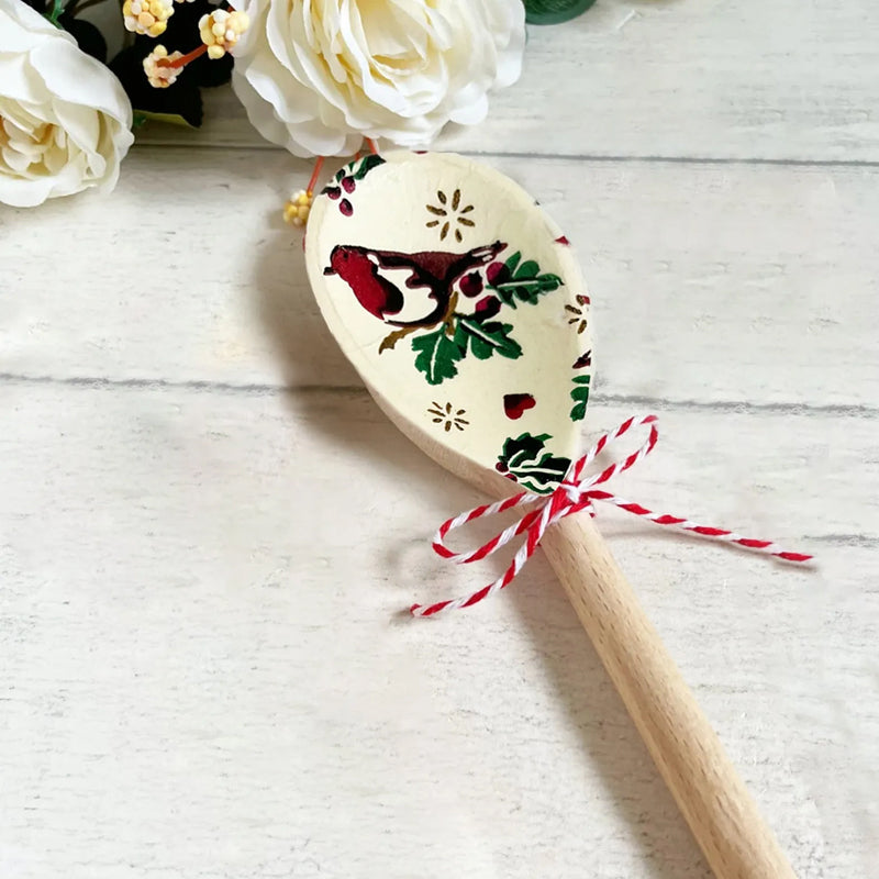 Exquisite Design Christmas Decorative Wooden Spoons