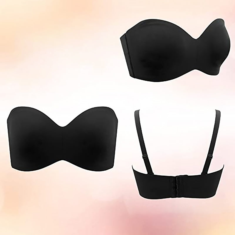 Full Support Non-Slip Convertible Bandeau Bra