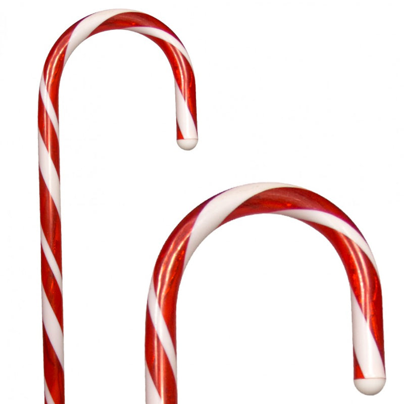 Solar Candy Cane Christmas Decorations