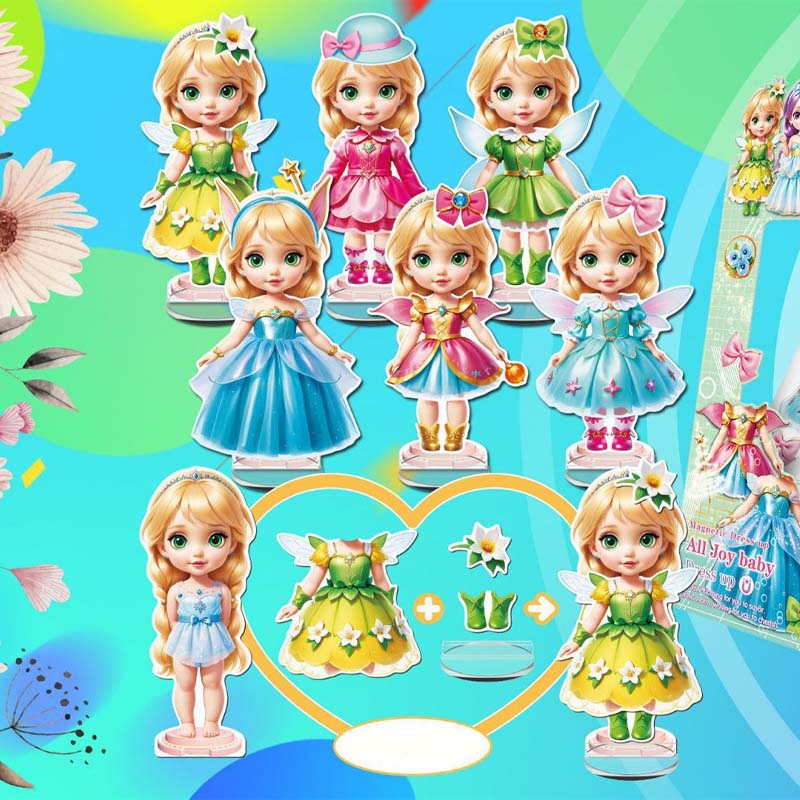 Magnetic Princess Dress-Up Stickers