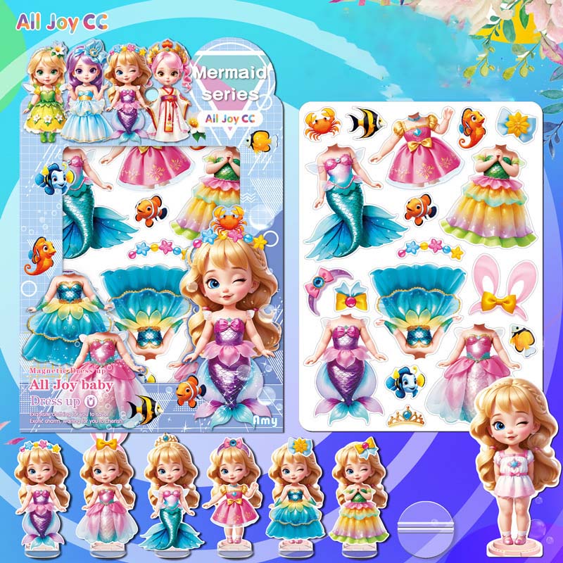 Magnetic Princess Dress-Up Stickers