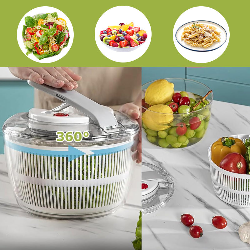 Manually press fruit and vegetable dehydrator water thrower home kitchen fruit salad dehydrator