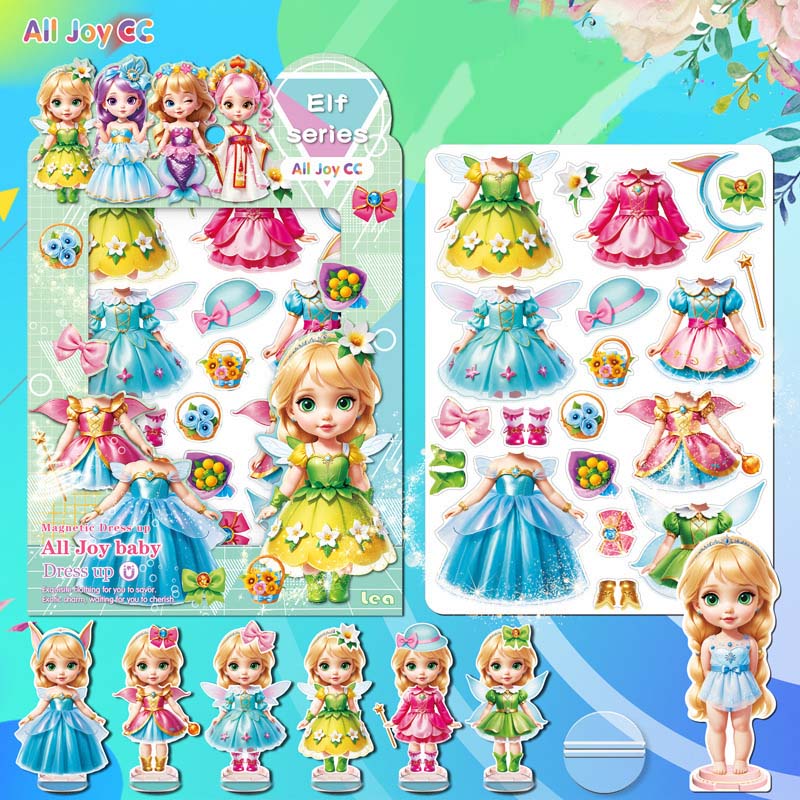 Magnetic Princess Dress-Up Stickers