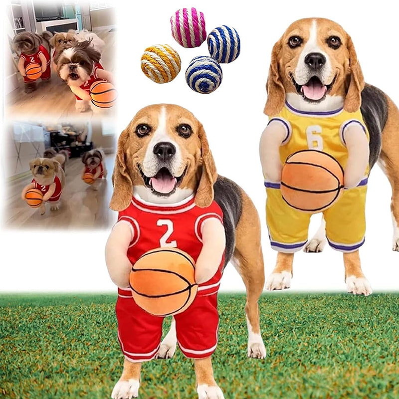 Dog Basketball Costume with Ball