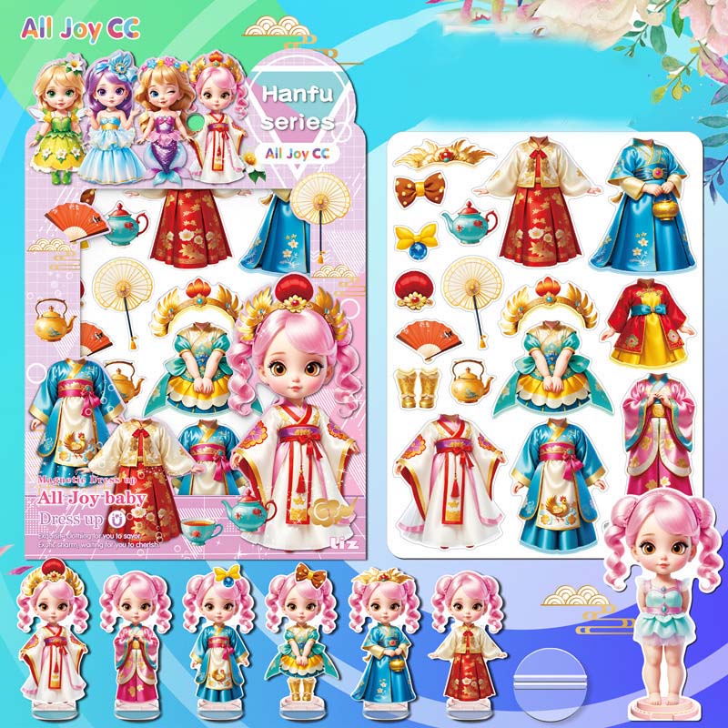 Magnetic Princess Dress-Up Stickers