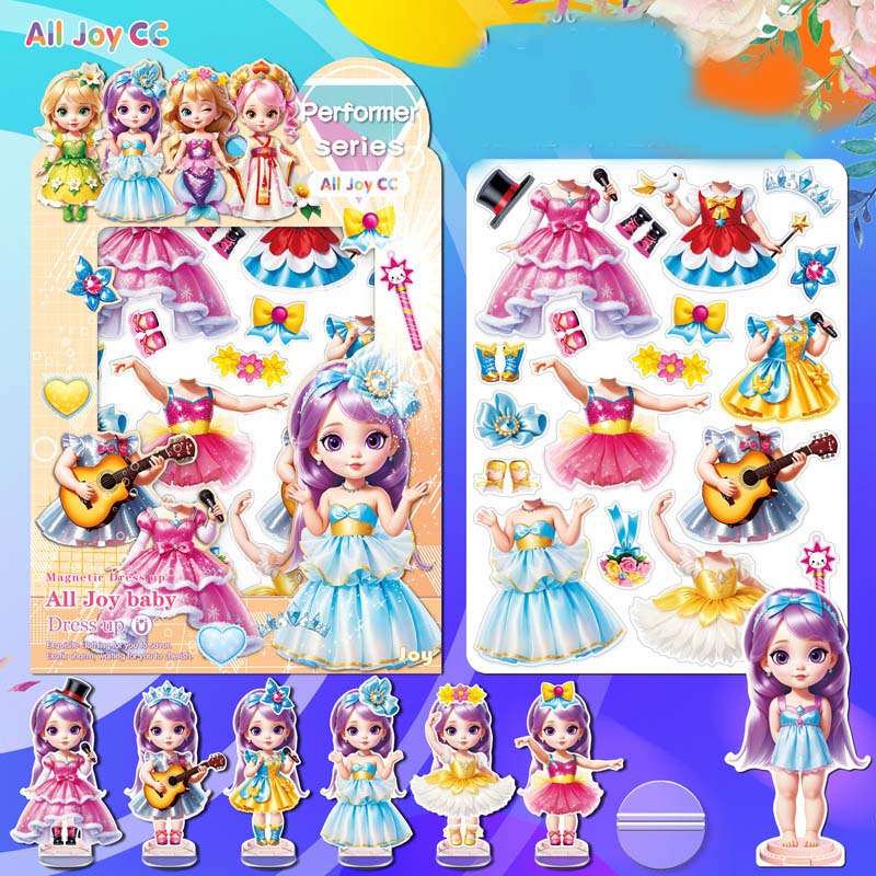 Magnetic Princess Dress-Up Stickers