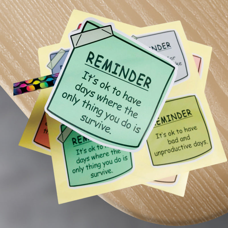 Mental Health Reminder Stickers