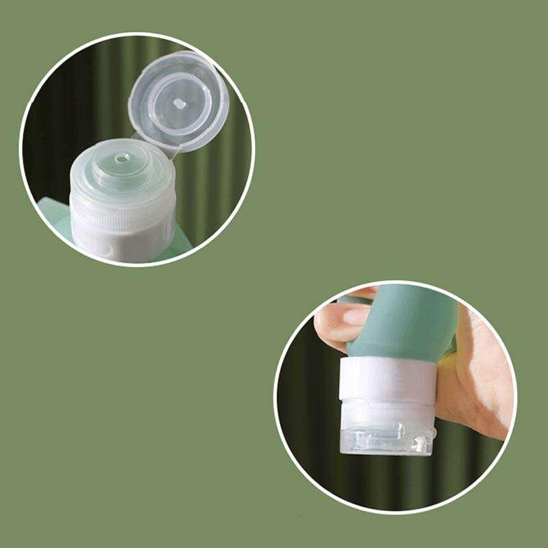 Portable Large Diameter Silicone Travel Bottle