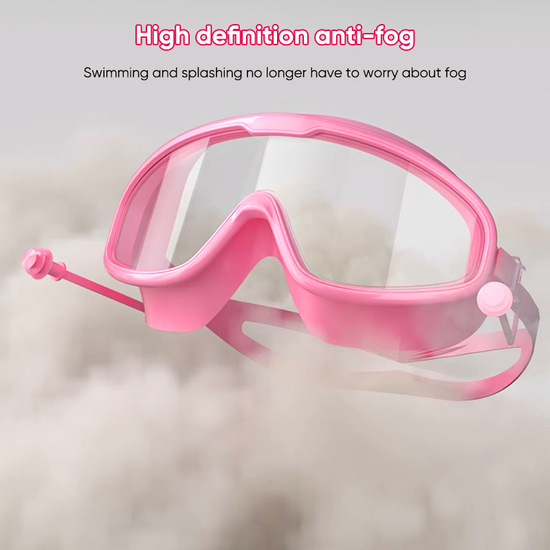 HD Large Frame Waterproof And Anti-fog Swimming Goggles