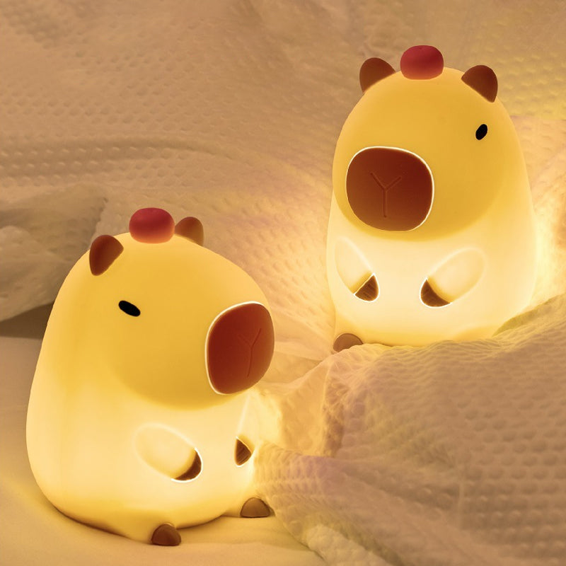 Capybara Tap Tap LED Night Lamp