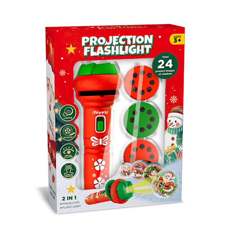 Christmas projection flashlight toy