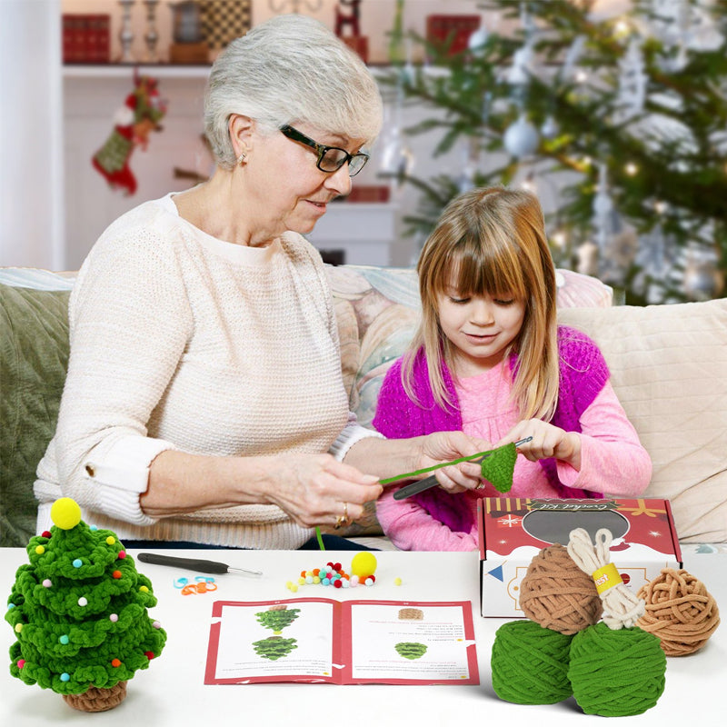 Crochet Kit Christmas Tree Decorations