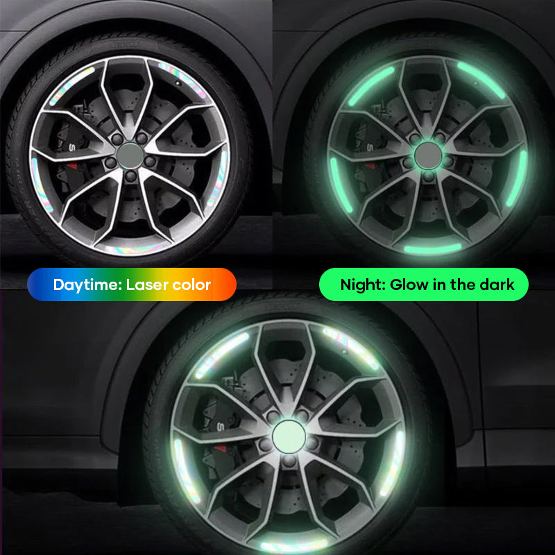 Reflective Car Wheel Rim Stickers