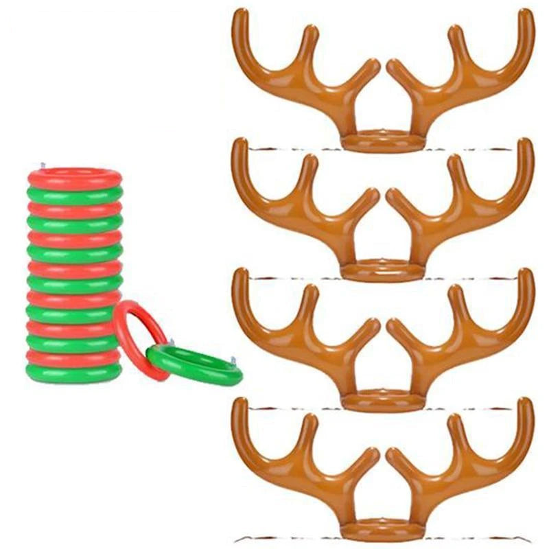 Christmas Reindeer Antler Ring Toss Game