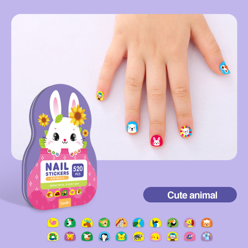 Kids Nail Stickers（520pcs ）