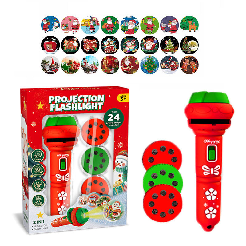 Christmas projection flashlight toy