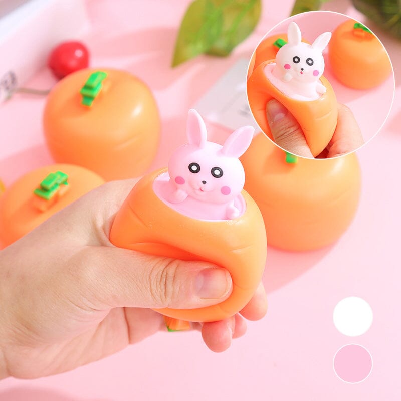 Carrot Bunny Squeeze Toy