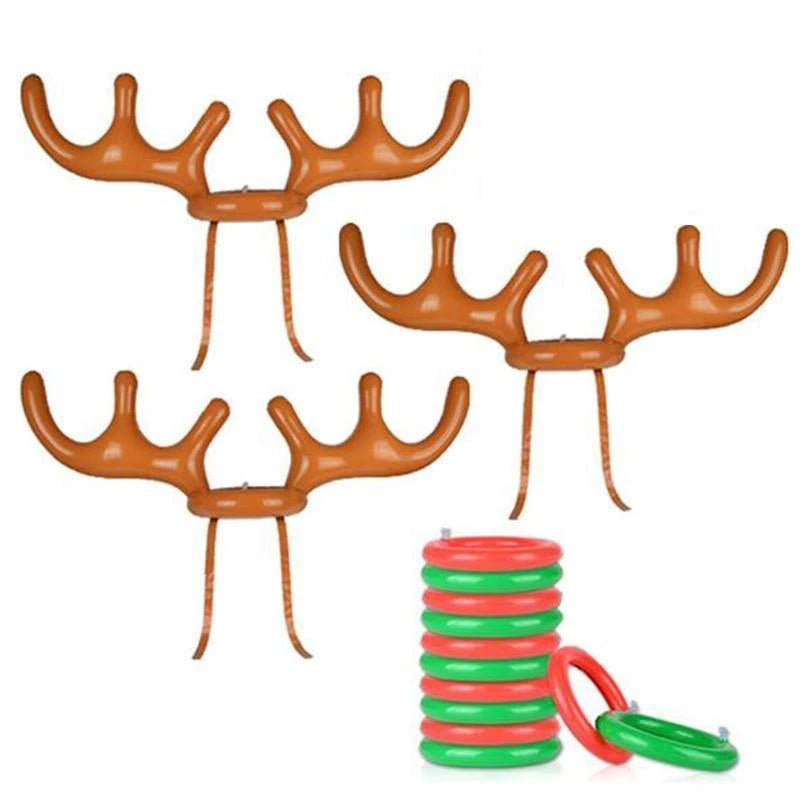 Christmas Reindeer Antler Ring Toss Game