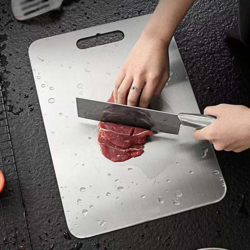 304 Stainless Steel Anti-bacterial and Anti-mold Double Sided Cutting Board