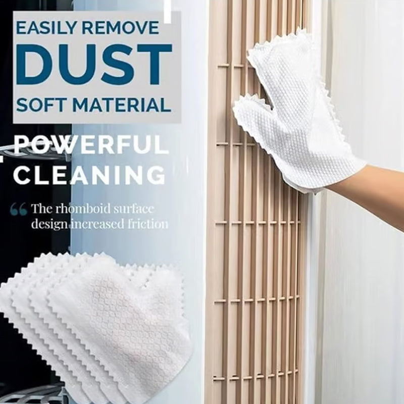 Fish Scale Cleaning Duster Gloves