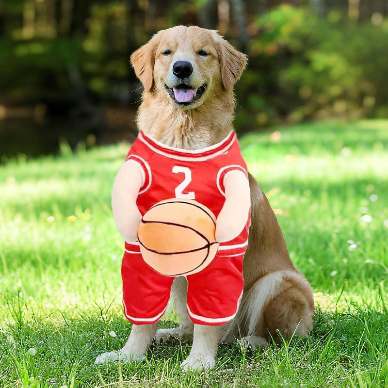 Dog Basketball Costume with Ball