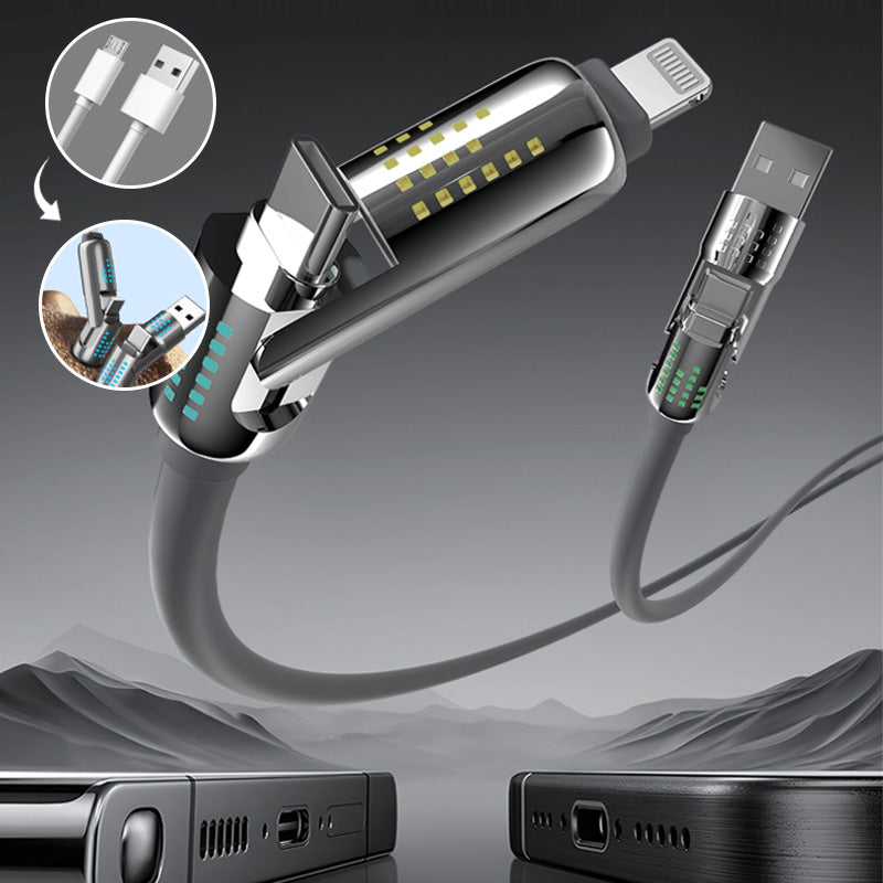 240W 4-in-1 Fast Charging Cable