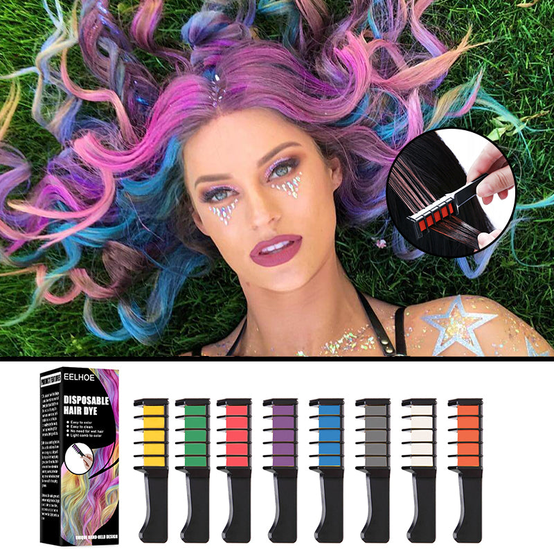 Professional easy-to-clean hair dye comb