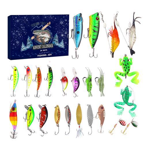 Presale>>24 Days Christmas Countdown Fish Tackle Set