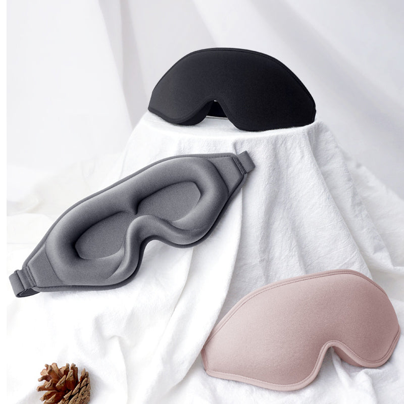 3D light-shielding memory foam sleeping mask