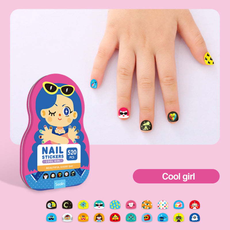 Kids Nail Stickers（520pcs ）