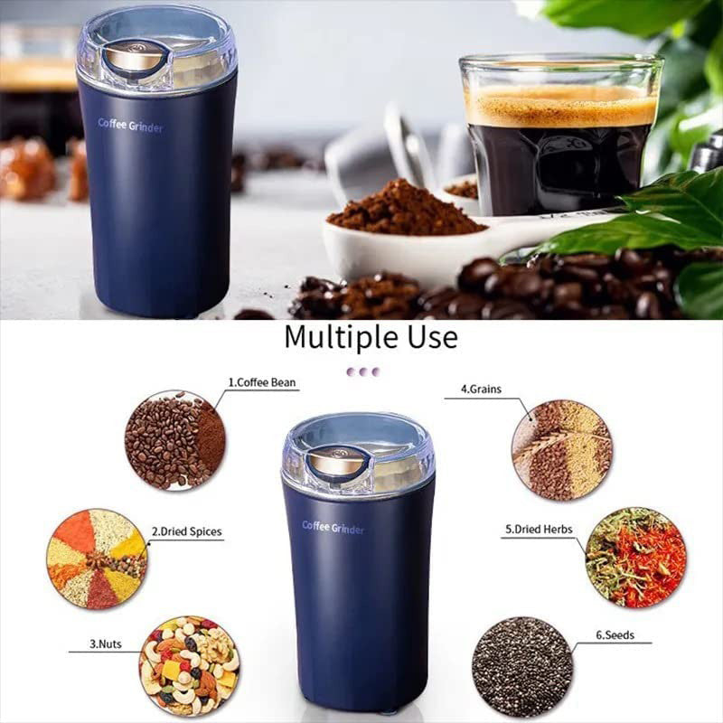 Stainless Steel Electric Coffee and Spice Grinder