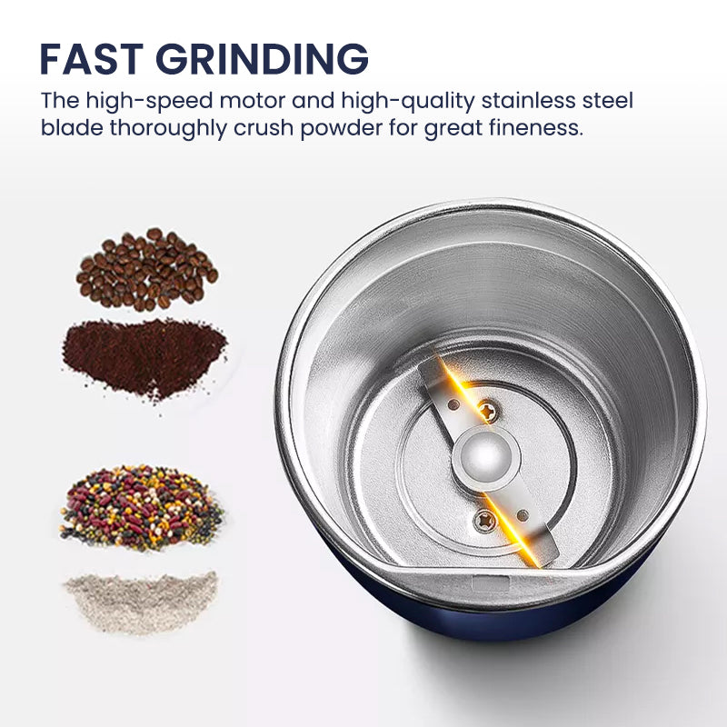 Stainless Steel Electric Coffee and Spice Grinder