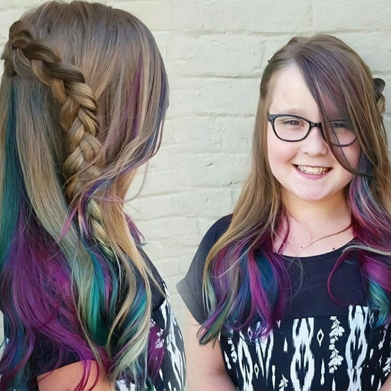 Professional easy-to-clean hair dye comb