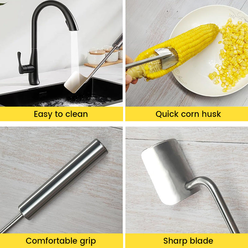 Corn kernel peeler