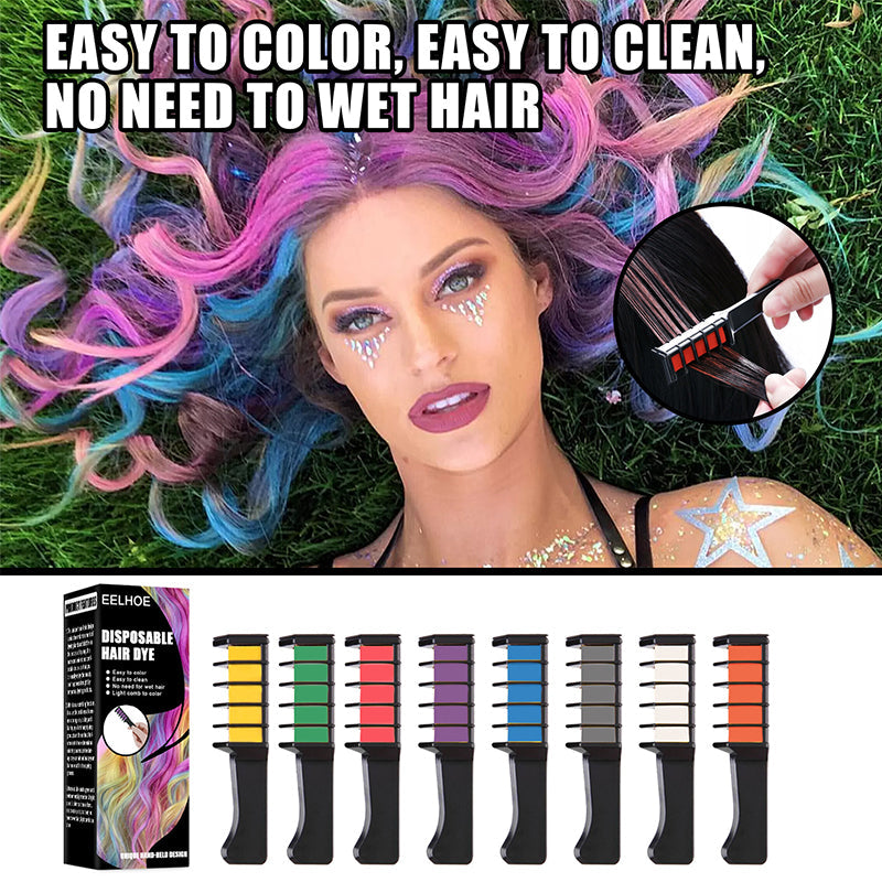 Professional easy-to-clean hair dye comb